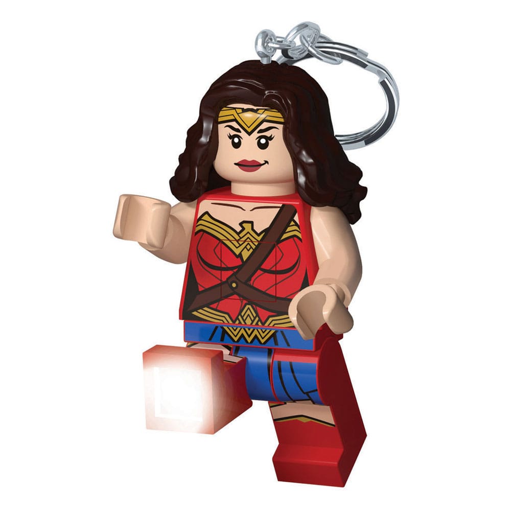 MADE TO ORDER LEGO DC Comics Light-Up Keychain Wonder Woman 8 cm