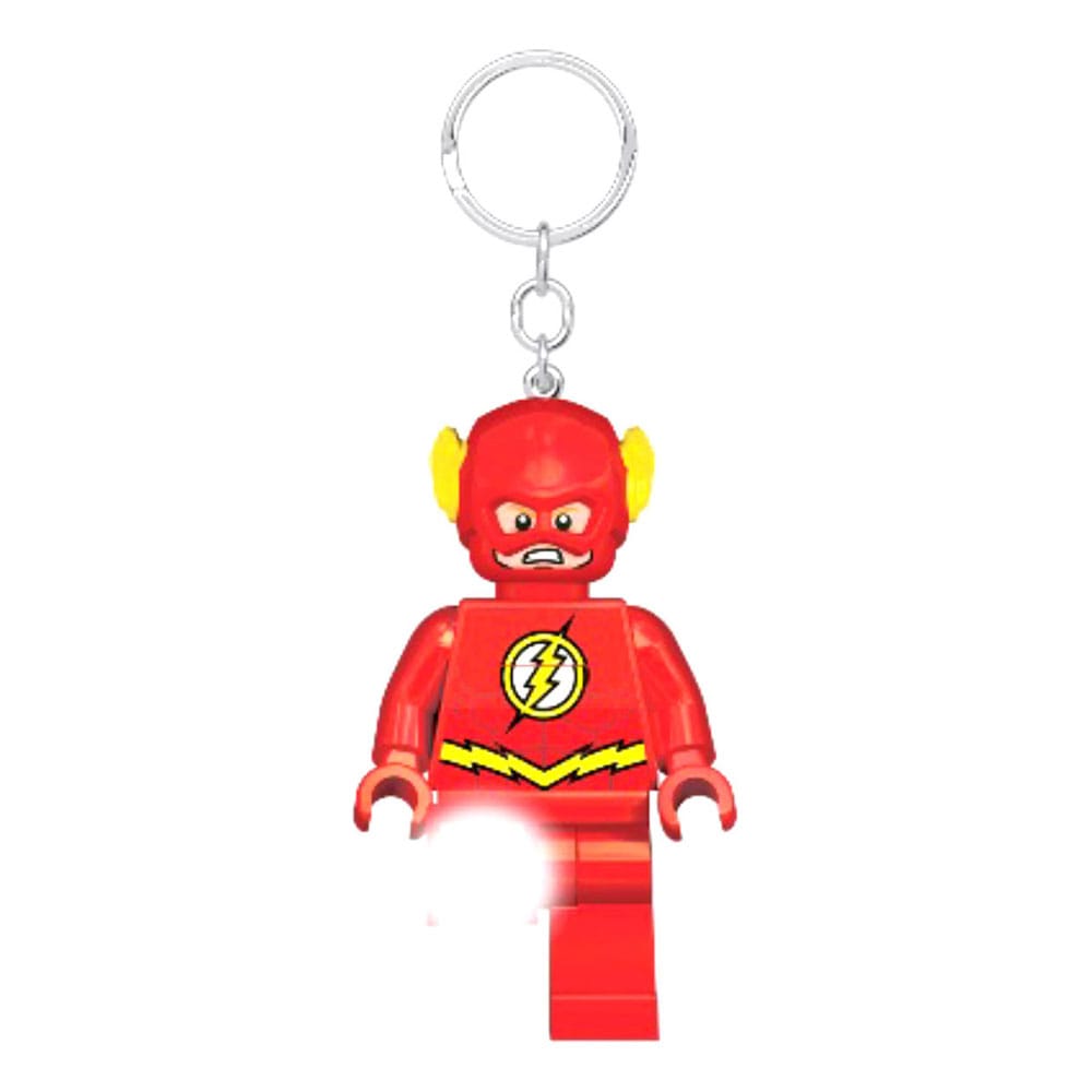 MADE TO ORDER LEGO DC Comics Light-Up Keychain Flash 8 cm