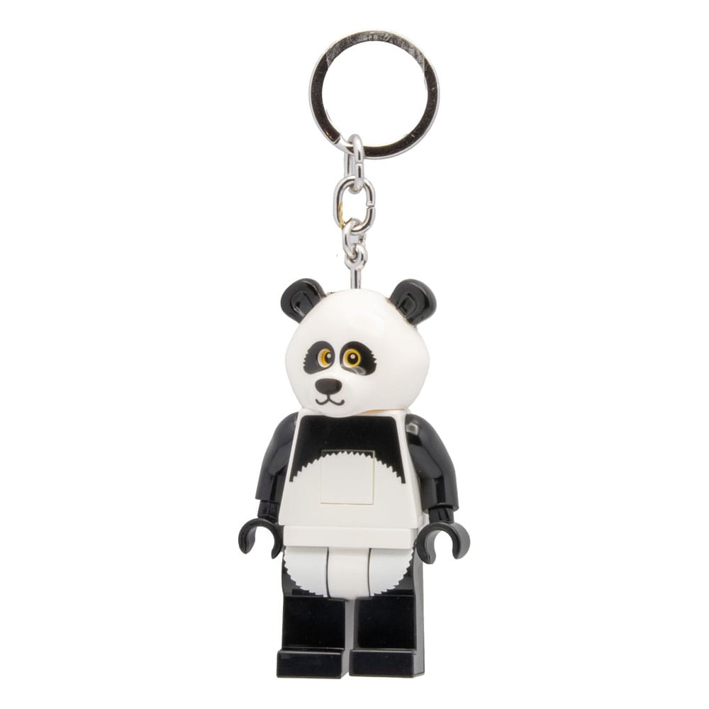 MADE TO ORDER LEGO Minifigures Light-Up Keychain Panda Guy 8 cm