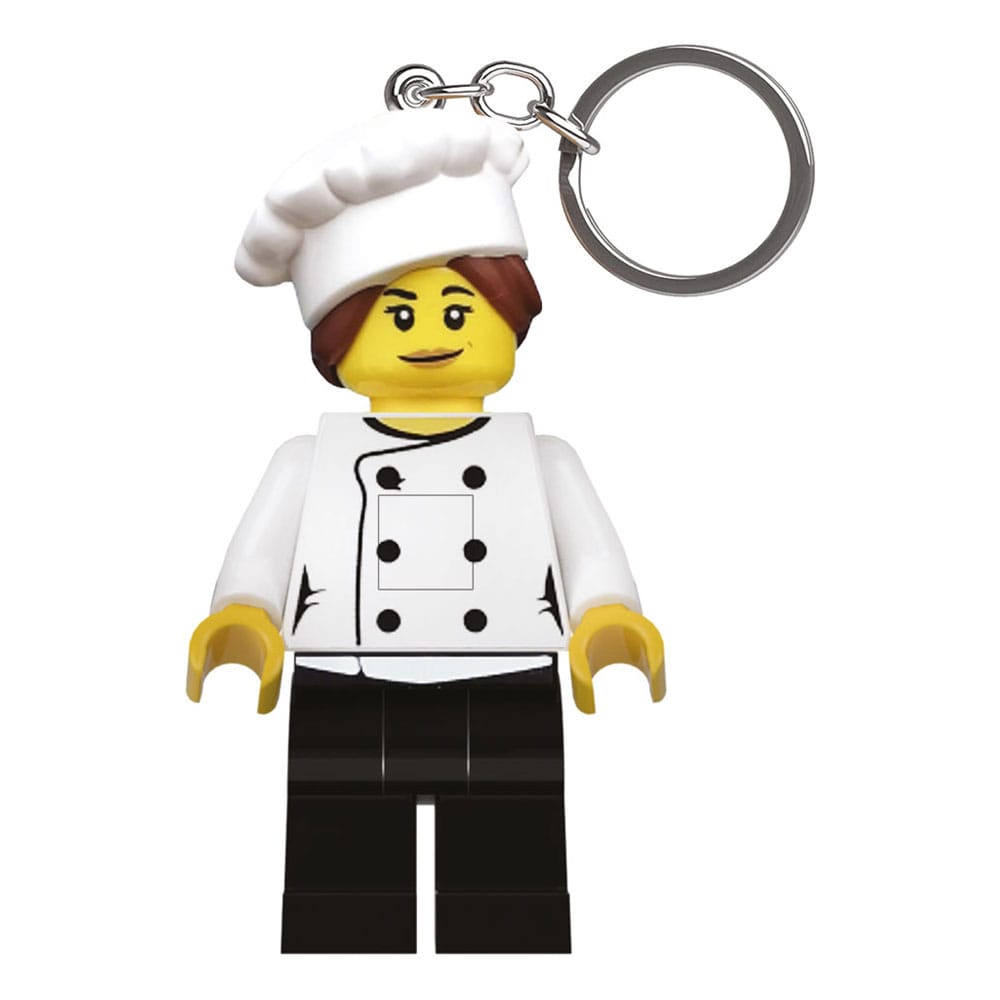 MADE TO ORDER LEGO Minifigures Light-Up Keychain Gourmet Chef 8 cm *SPECIAL PRICE*
