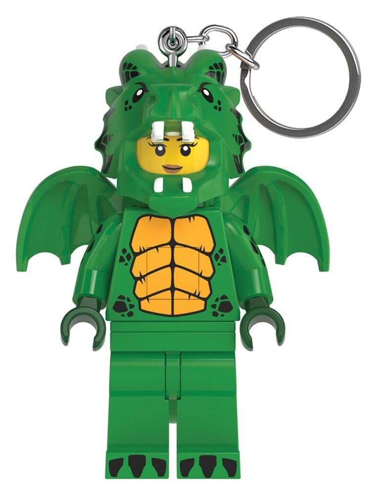 🧪 LAB | SU ORDINAZIONE Lego Mini Figure Keychain Light Green Dragon Girl