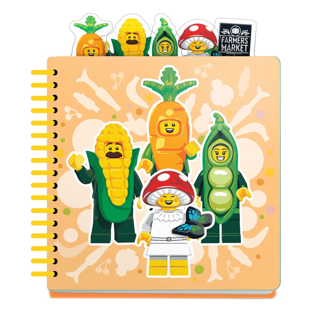 MADE TO ORDER LEGO Minifigures Tab-Notebook Farmers Market