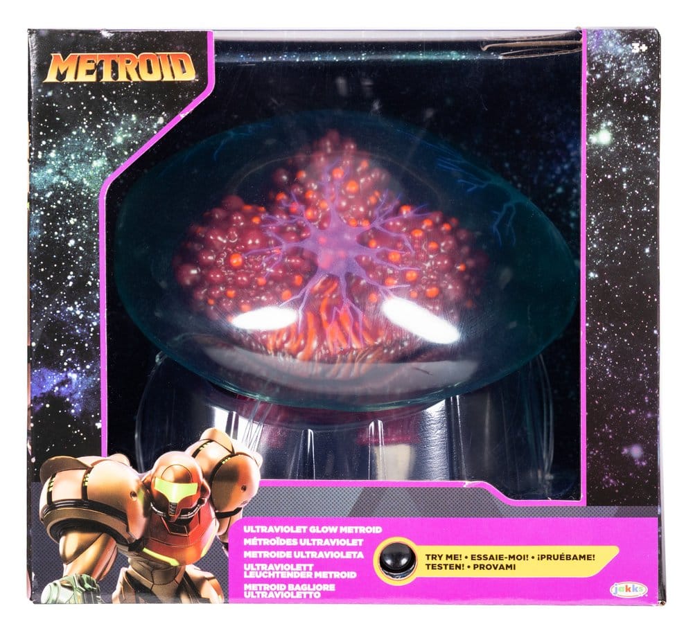 🧪 LAB | SU ORDINAZIONE World of Nintendo Metroid Prime Actionfigure Metroid Ultraviolet Glow 15 cm