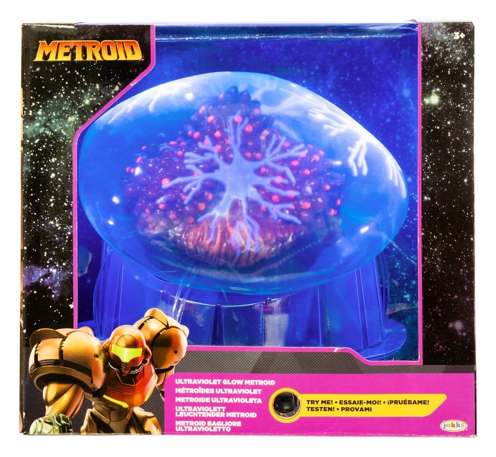 🧪 LAB | SU ORDINAZIONE World of Nintendo Metroid Prime Actionfigure Metroid Ultraviolet Glow 15 cm