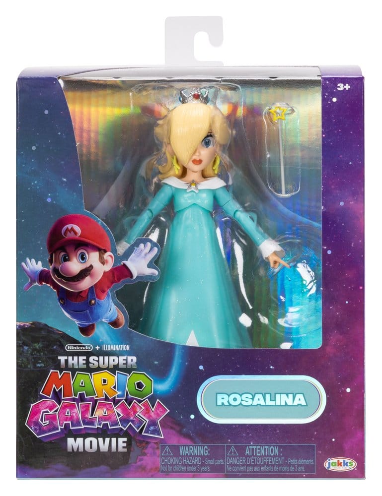 🧪 LAB | SU ORDINAZIONE The Super Mario Galaxy Movie Action Figure Rosalina 13 cm