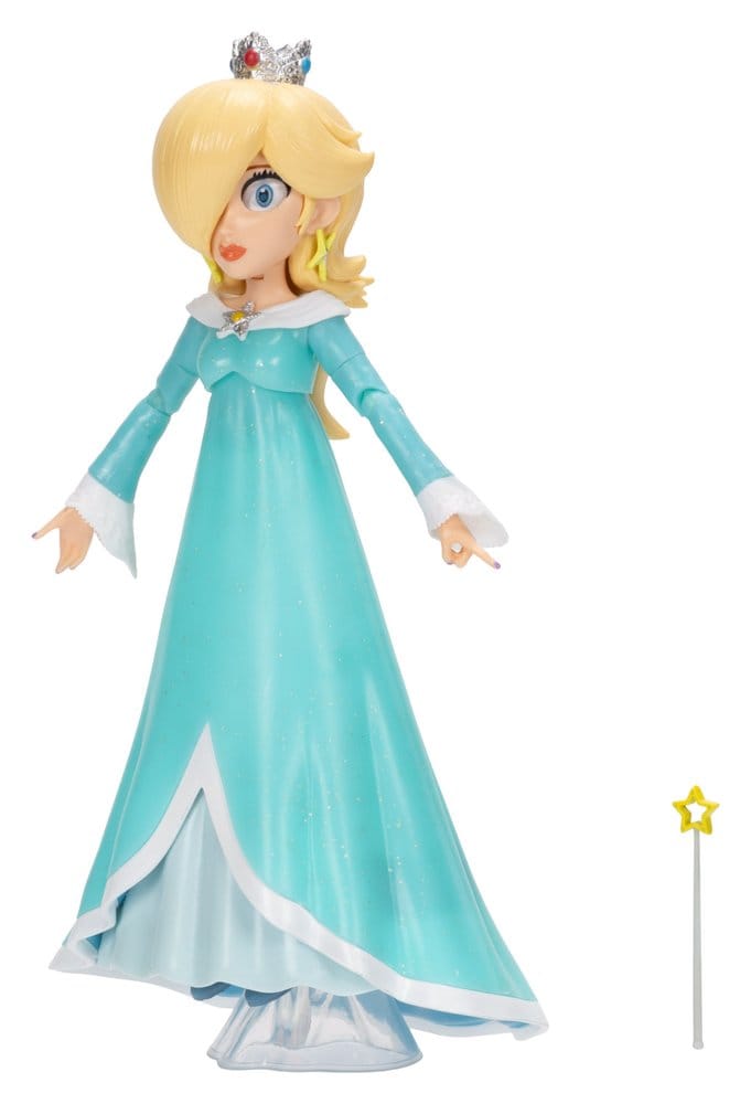 🧪 LAB | SU ORDINAZIONE The Super Mario Galaxy Movie Action Figure Rosalina 13 cm
