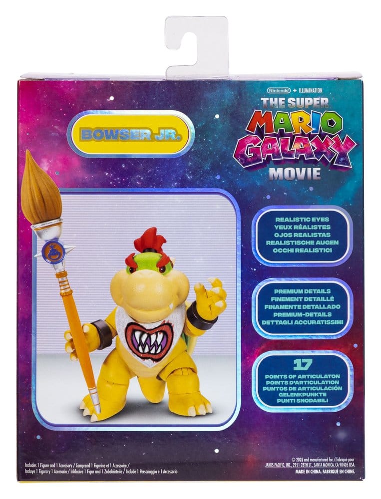 🧪 LAB | SU ORDINAZIONE The Super Mario Galaxy Movie Action Figure Bowser Jr. 13 cm