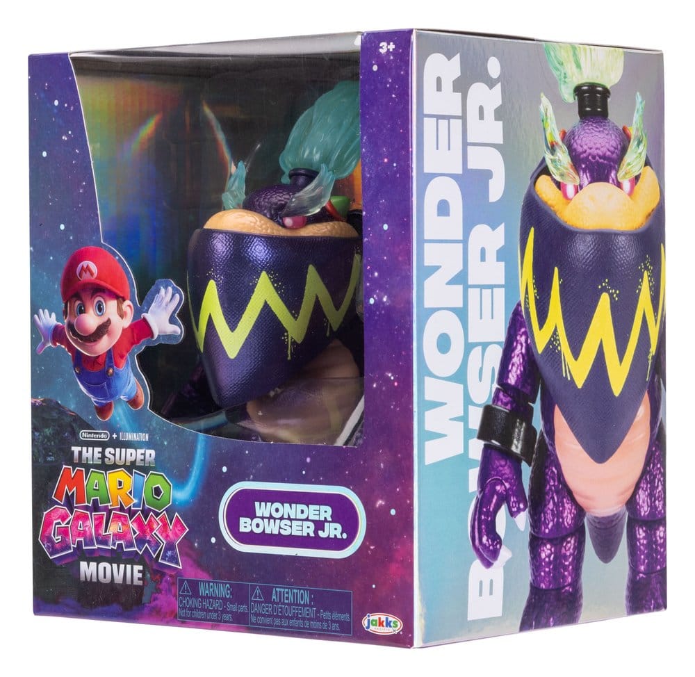 🧪 LAB | SU ORDINAZIONE The Super Mario Galaxy Movie Action Figure Wonder Bowser Jr. 13 cm