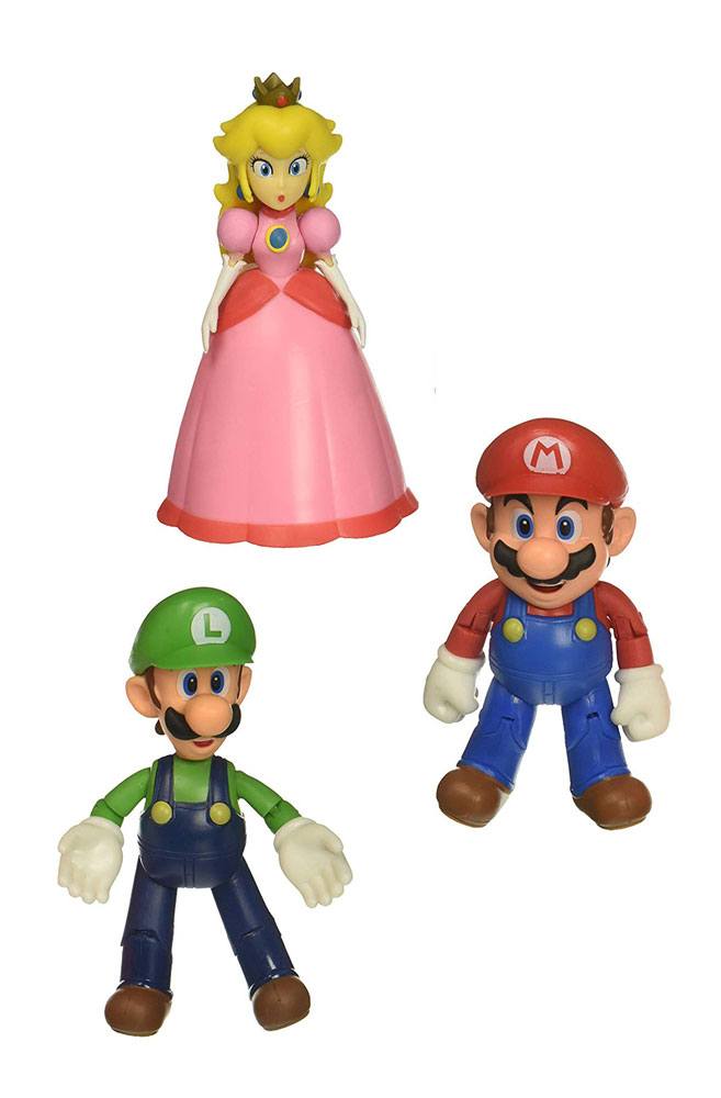 AUF BESTELLUNG HERGESTELLT World of Nintendo Actionfigur 3er-Pack Mushroom Kingdom 10 cm *SONDERPREIS*