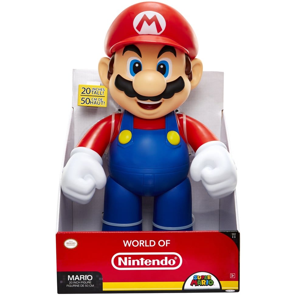 🧪 LAB | SU ORDINAZIONE World of Nintendo Big Figs Action Figure Super Mario 50 cm