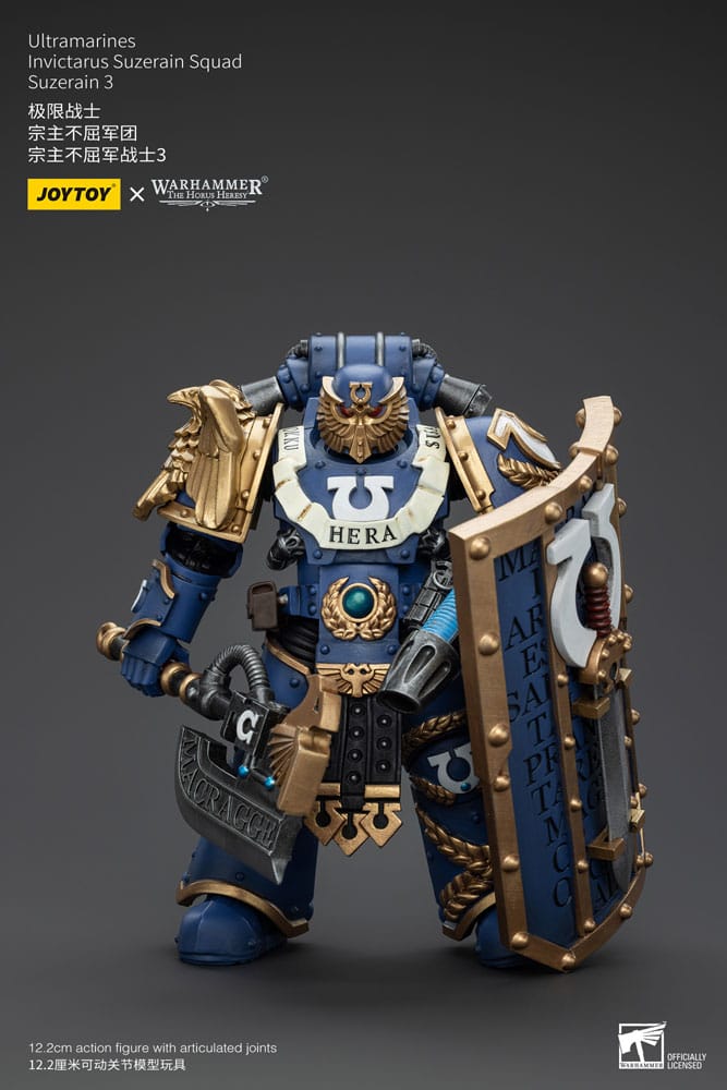 Auf Bestellung gefertigt: Warhammer The Horus Heresy Actionfigur 1/18 Ultramarines Invictarus Suzerain Squad Suzerain 3 12 cm *SONDERPREIS* AUSVERKAUFT