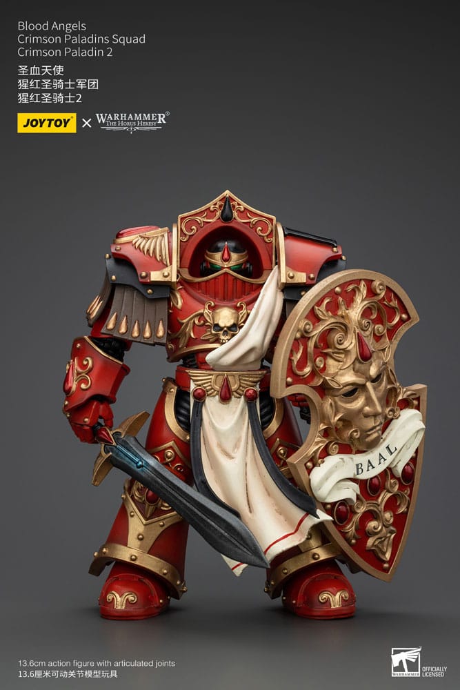 AUF BESTELLUNG Warhammer The Horus Heresy Actionfigur 1/18 Blood Angels Crimson Paladins Squad Crimson Paladin 2 14 cm *SONDERPREIS*