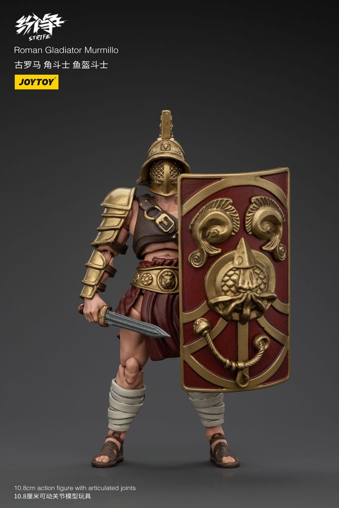 SU ORDINAZIONE Strife Action Figure 1/18 Roman Gladiator Murmillo 11 cm