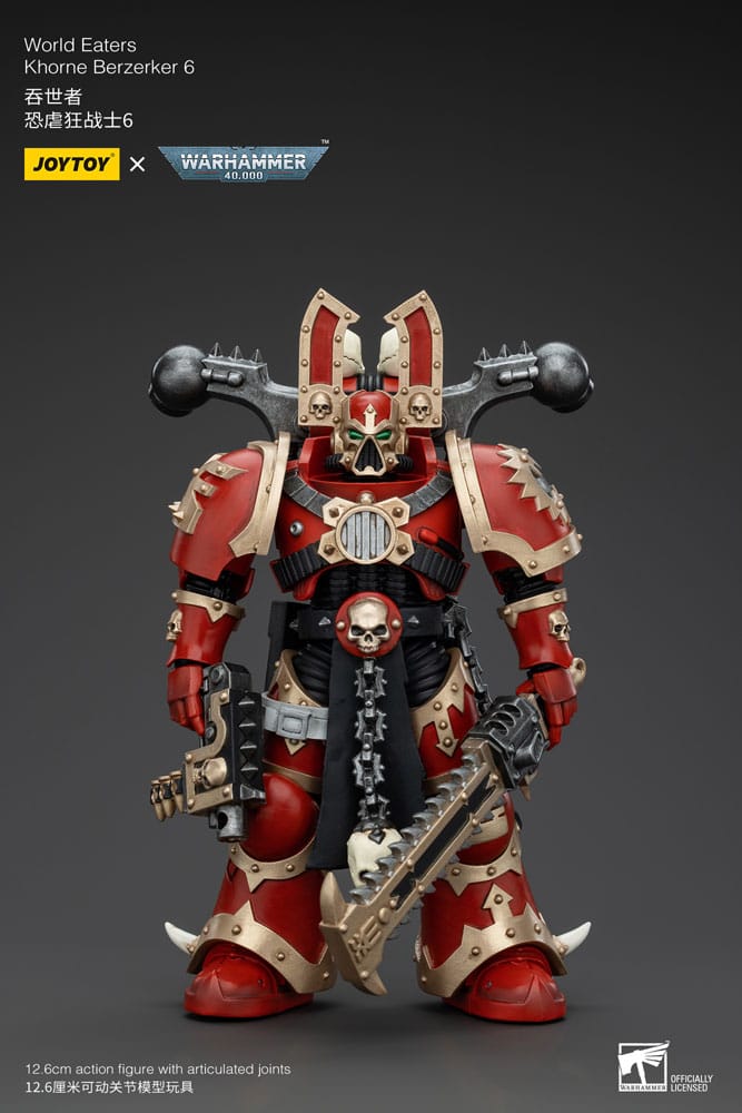 SU ORDINAZIONE Warhammer 40k Action Figure 1/18 World Eaters Khorne Berzerker 6 13 cm *PREZZO SPECIALE*