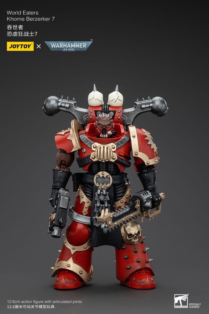 SU ORDINAZIONE Warhammer 40k Action Figure 1/18 World Eaters Khorne Berzerker 7 13 cm *PREZZO SPECIALE*
