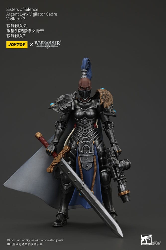 SU ORDINAZIONE Warhammer The Horus Heresy Actionfigur Sisters of Silence Argent Lynx Vigilator Cadre Vigilator 2 19 cm