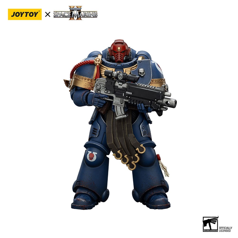 SU ORDINAZIONE Warhammer 40,000: Space Marine 2 Action Figure Ultramarines Sergeant Gadriel Collectors Edition 13 cm