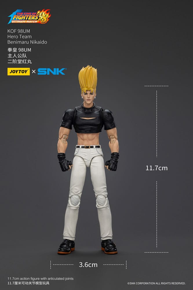 🧪 LAB | SU ORDINAZIONE The King Of Fighters '98 Action Figure Hero Team Benimaru Nikaido 12 cm