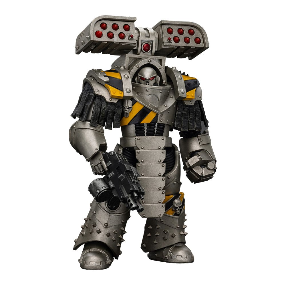 SU ORDINAZIONE Warhammer The Horus Heresy Action Figure 1/18 lron Warriors Tyrant Siege Terminator with Rocket launcher 14 cm