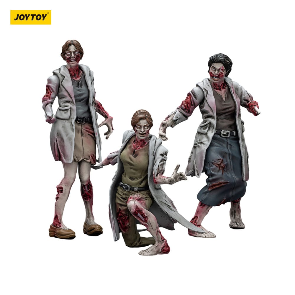 🧪 LAB | SU ORDINAZIONE Zombie Dark Source Action Figures 3-Pack Medics 8 cm