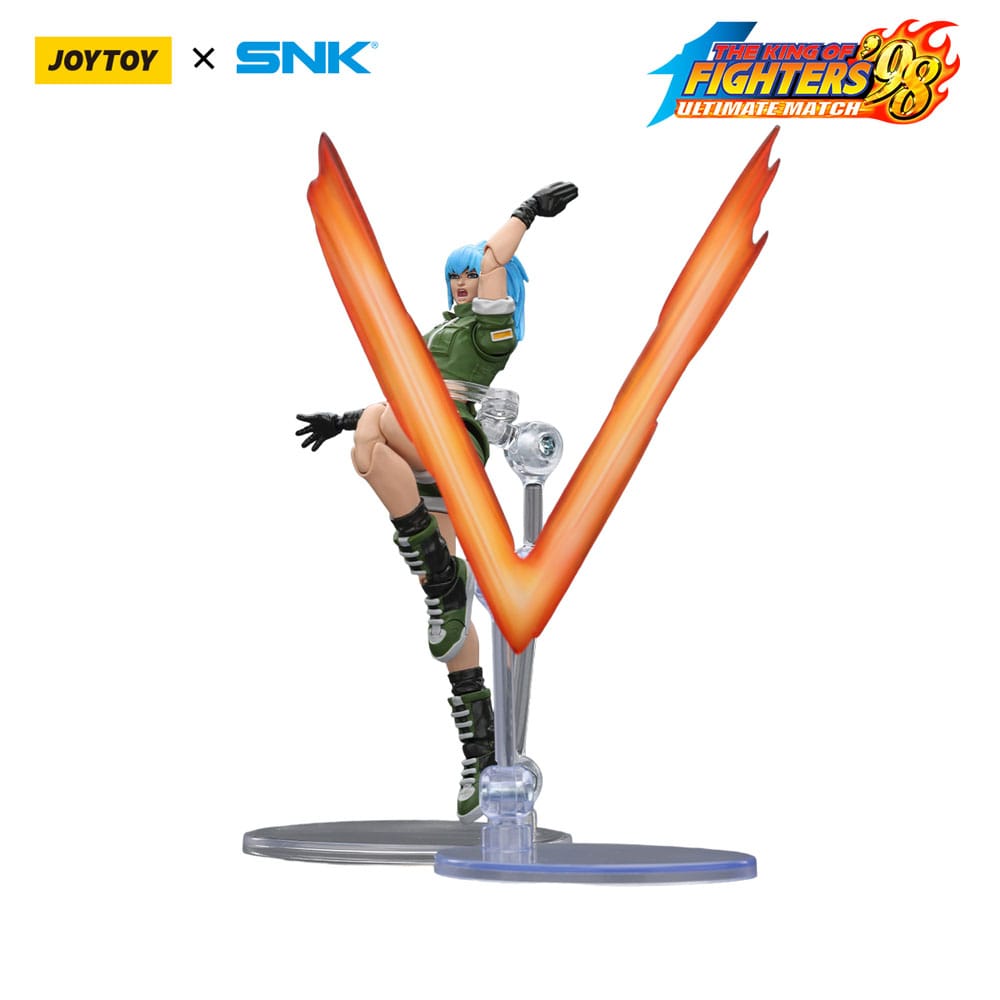 🧪 LAB | SU ORDINAZIONE The King Of Fighters '98 Action Figure Hero Team Leona Heidern 11 cm