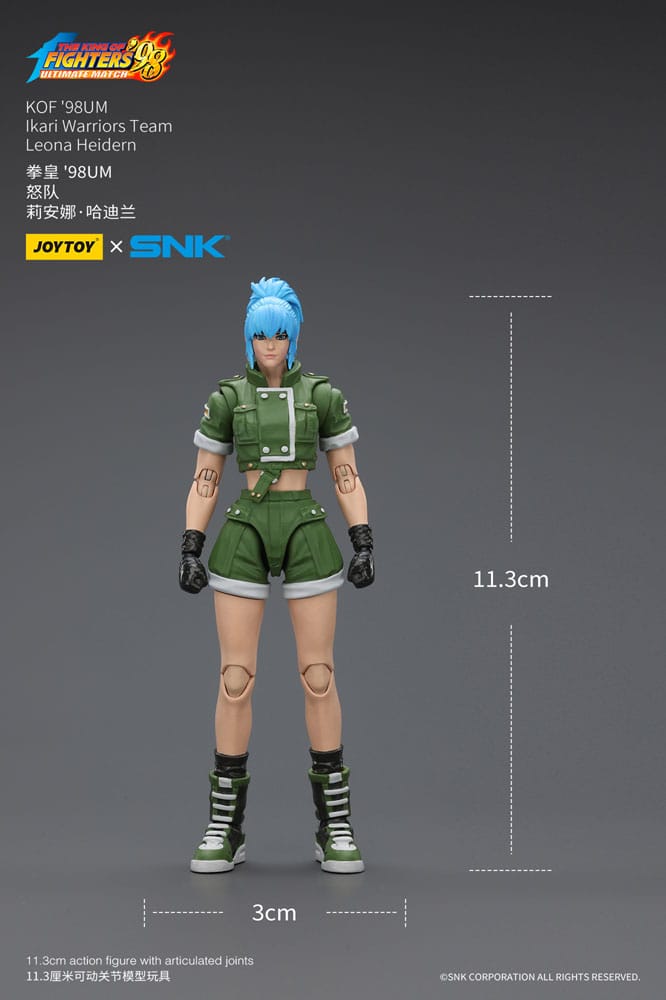 🧪 LAB | SU ORDINAZIONE The King Of Fighters '98 Action Figure Hero Team Leona Heidern 11 cm