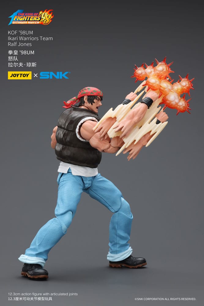 🧪 LAB | SU ORDINAZIONE The King Of Fighters '98 Action Figure Hero Team Ralf Jones 12 cm