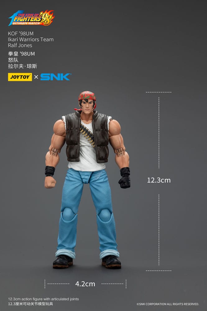 🧪 LAB | SU ORDINAZIONE The King Of Fighters '98 Action Figure Hero Team Ralf Jones 12 cm