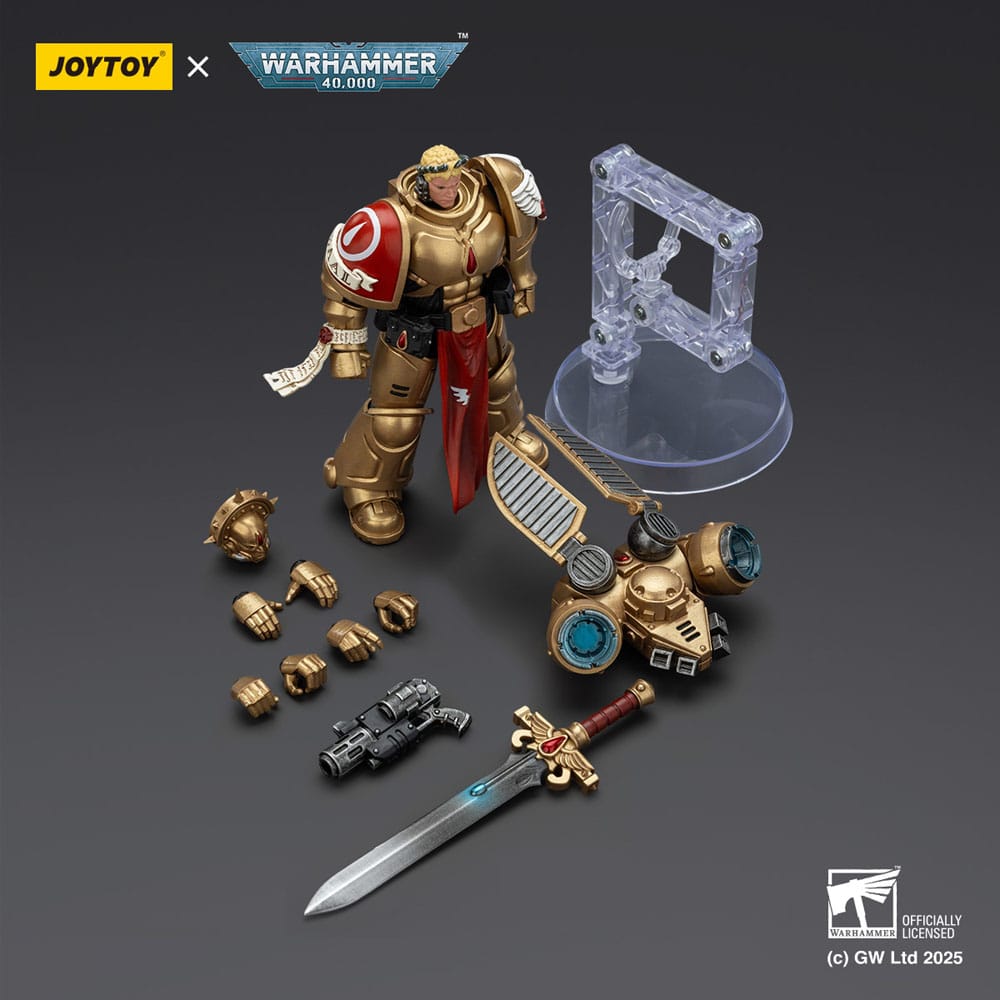 🧪 LAB | SU ORDINAZIONE Warhammer 40,000: Combat Patrol Blood Angels Action Figure Sanguinary Guard 1 with Inferno Pistol and Encarmine Blade 20 cm