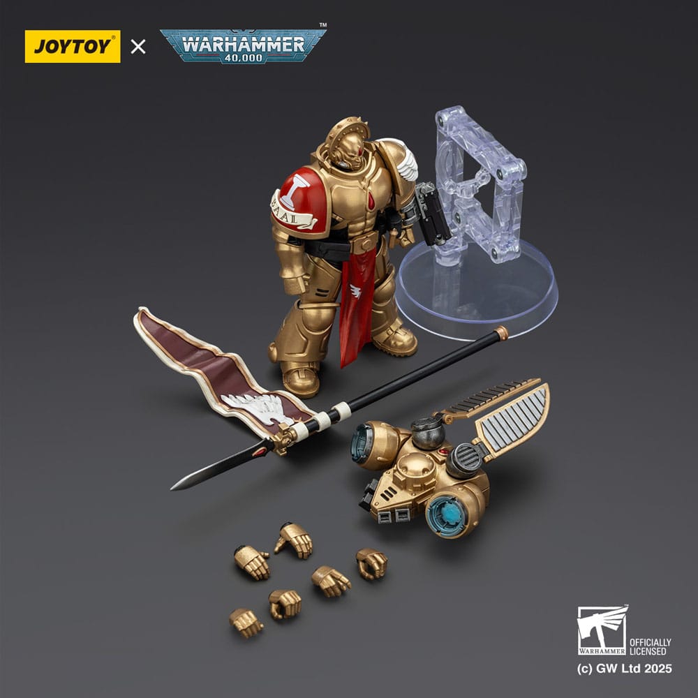 🧪 LAB | SU ORDINAZIONE Warhammer 40,000: Combat Patrol Blood Angels Action Figure Sanguinary Guard 3 with Angelus Boltgun and Encarmine Spear 20 cm