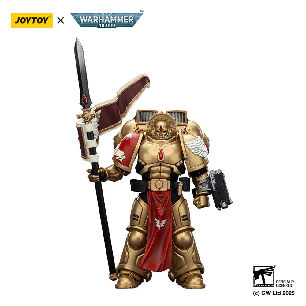 🧪 LAB | SU ORDINAZIONE Warhammer 40,000: Combat Patrol Blood Angels Action Figure Sanguinary Guard 3 with Angelus Boltgun and Encarmine Spear 20 cm