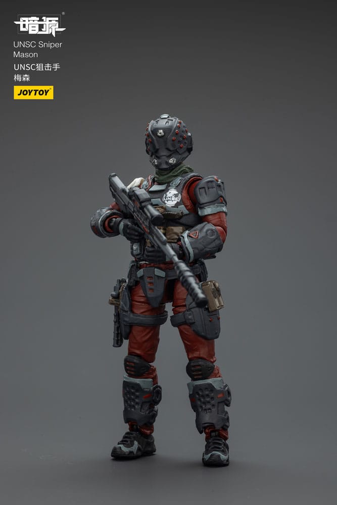 🧪 LAB | SU ORDINAZIONE UNSC Dark Source Action Figur Sniper Mason 7 cm
