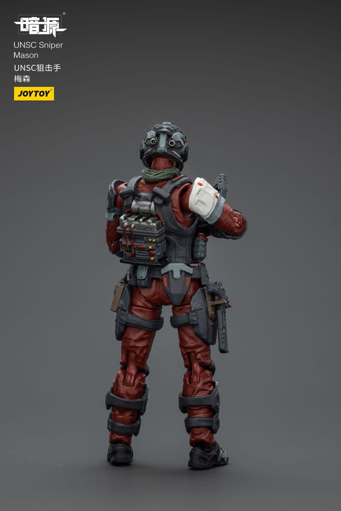 🧪 LAB | SU ORDINAZIONE UNSC Dark Source Action Figur Sniper Mason 7 cm