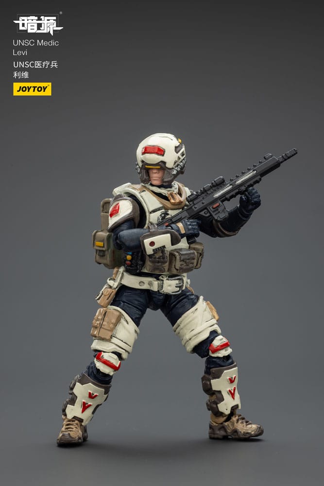 🧪 LAB | SU ORDINAZIONE UNSC Dark Source Action Figur Medic Levi 7 cm