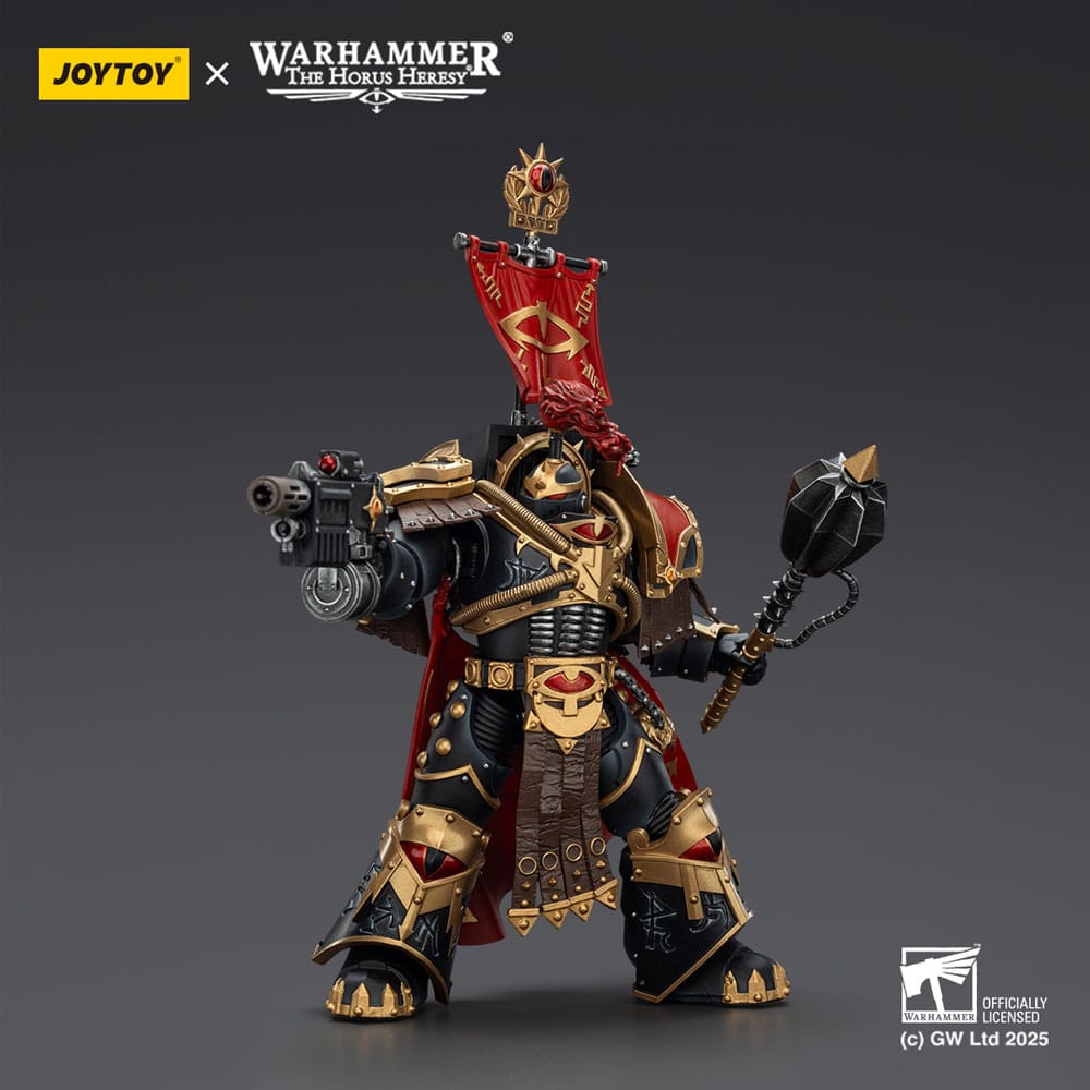🧪 LAB | SU ORDINAZIONE Warhammer 40,000: Sons of Horus Action Figure Legion Cataphractii Praetorwith Combi-Melta and Power Maul 14 cm