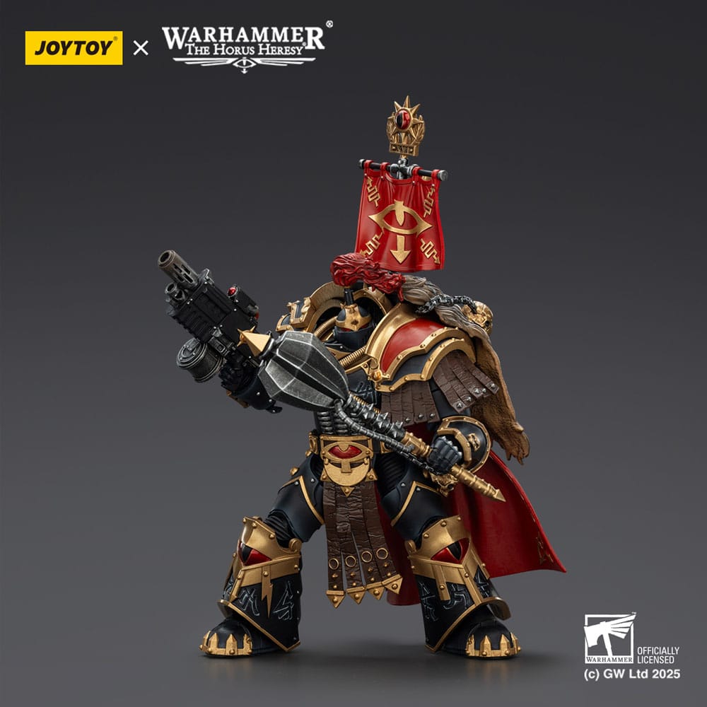 🧪 LAB | SU ORDINAZIONE Warhammer 40,000: Sons of Horus Action Figure Legion Cataphractii Praetorwith Combi-Melta and Power Maul 14 cm