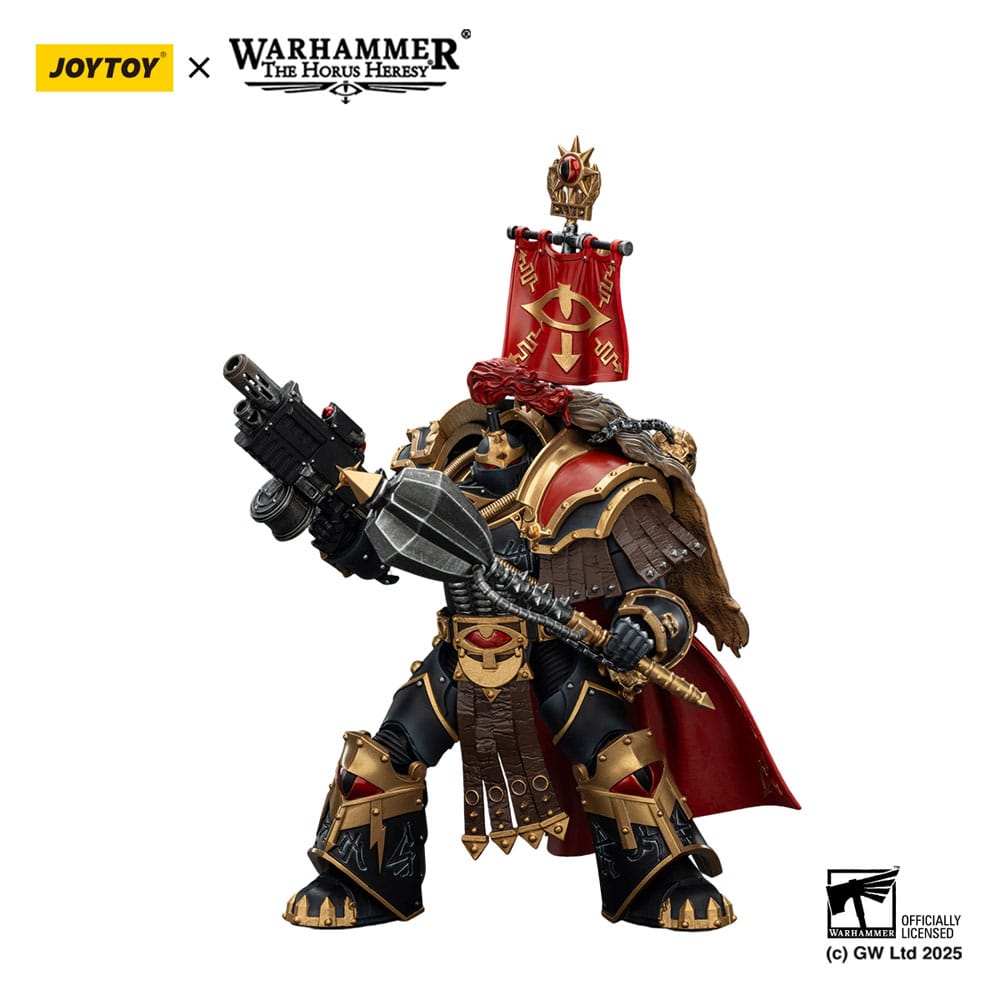 🧪 LAB | SU ORDINAZIONE Warhammer 40,000: Sons of Horus Action Figure Legion Cataphractii Praetorwith Combi-Melta and Power Maul 14 cm