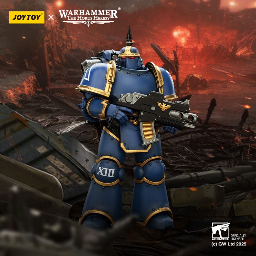 🧪 LAB | SU ORDINAZIONE Warhammer The Horus Heresy Action Figure Ultramarines MK lll Tactical Legionary 12 cm