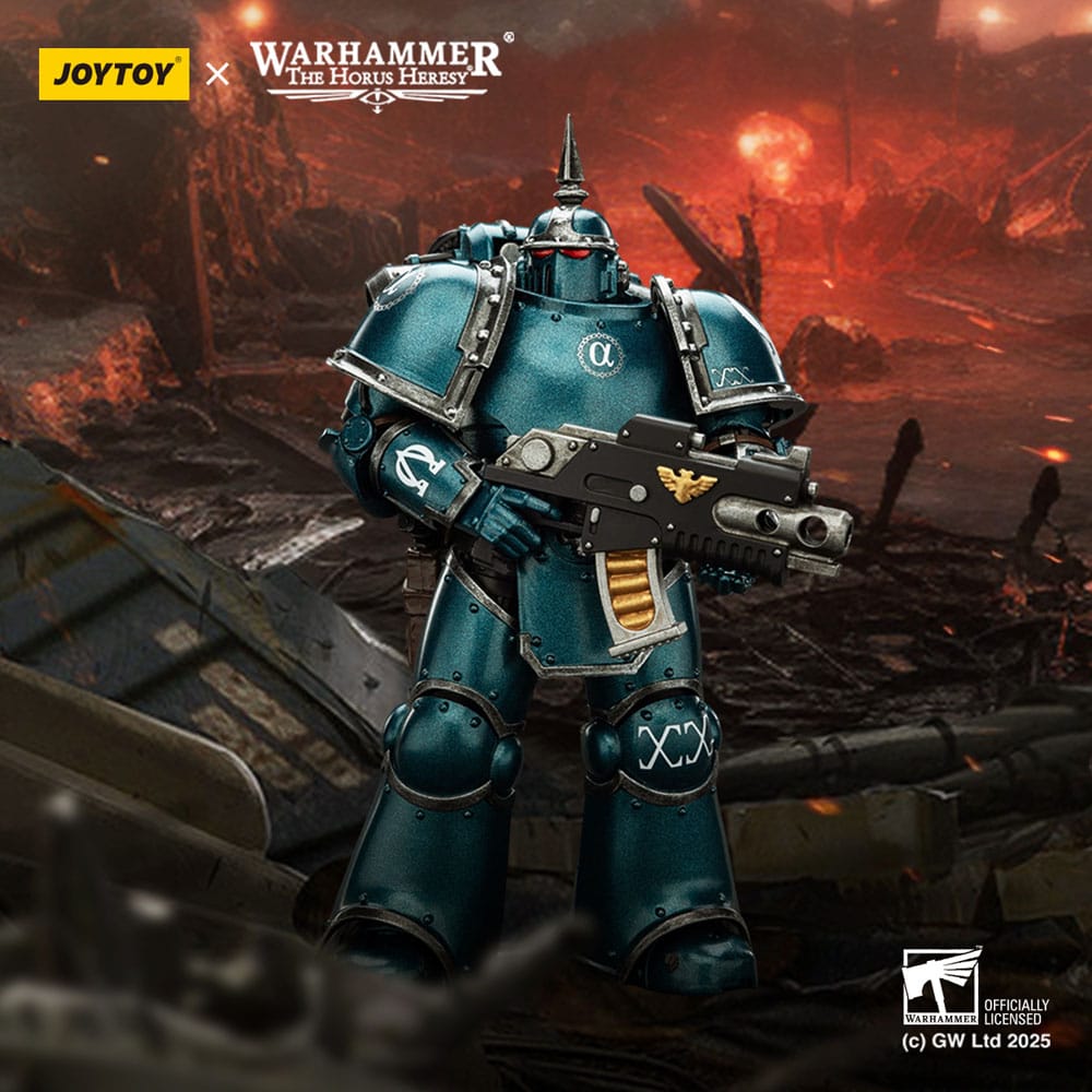 🧪 LAB | SU ORDINAZIONE Warhammer The Horus Heresy Action Figure Alpha Legion MK lll Tactical Legionary 12 cm
