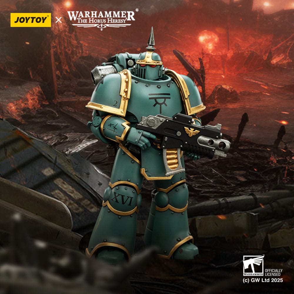 🧪 LAB | SU ORDINAZIONE Warhammer The Horus Heresy Action Figure Sons of Horus MK lll Tactical Legionary 12 cm