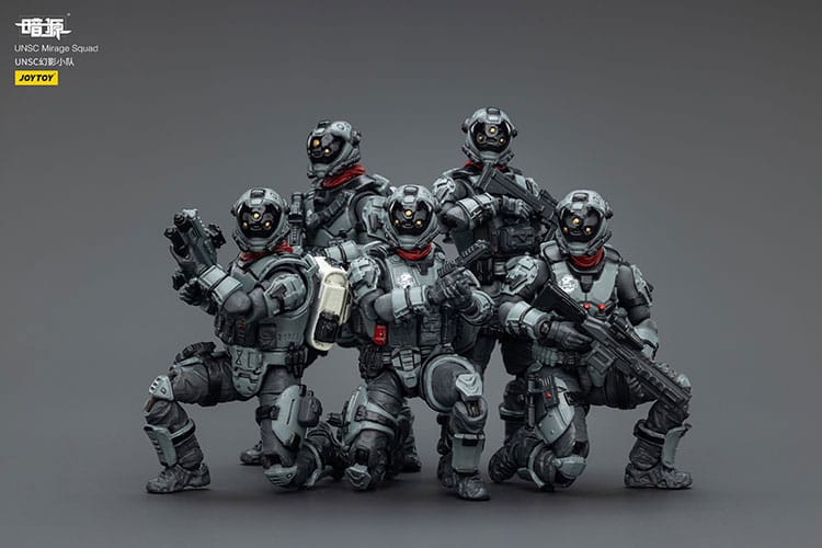 🧪 LAB | SU ORDINAZIONE Dark Source Action Figur UNSC Mirage Squad 7 cm