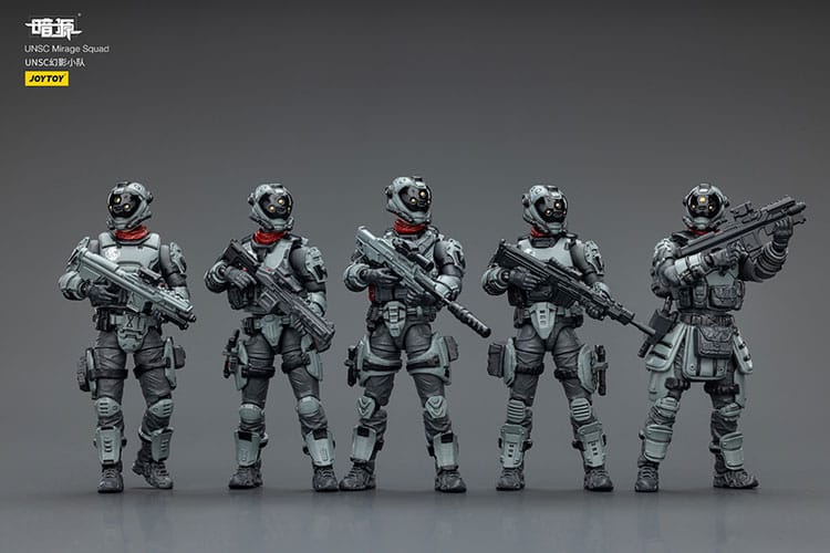 🧪 LAB | SU ORDINAZIONE Dark Source Action Figur UNSC Mirage Squad 7 cm