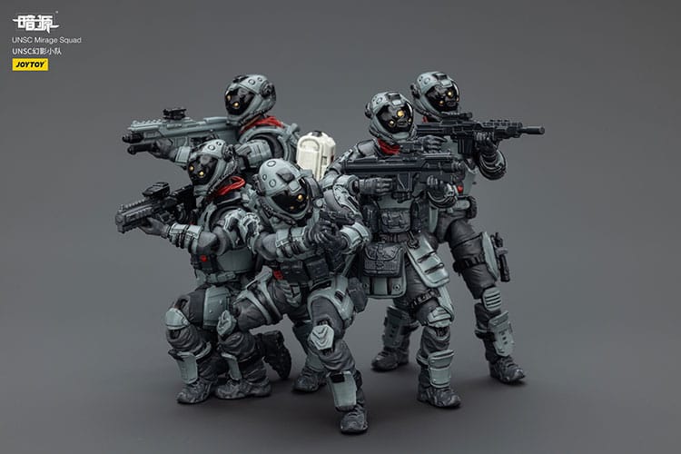 🧪 LAB | SU ORDINAZIONE Dark Source Action Figur UNSC Mirage Squad 7 cm