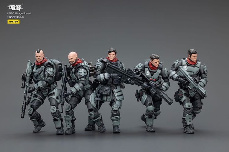 🧪 LAB | SU ORDINAZIONE Dark Source Action Figur UNSC Mirage Squad 7 cm