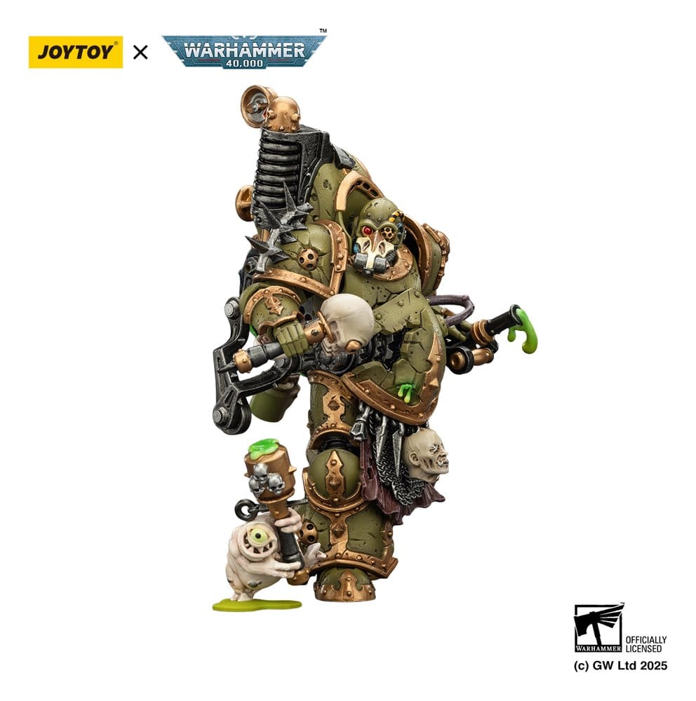 🧪 LAB | SU ORDINAZIONE Warhammer 40,000 Action Figure Death Guard Foul Blight spawn with Plague Sprayer 12 cm