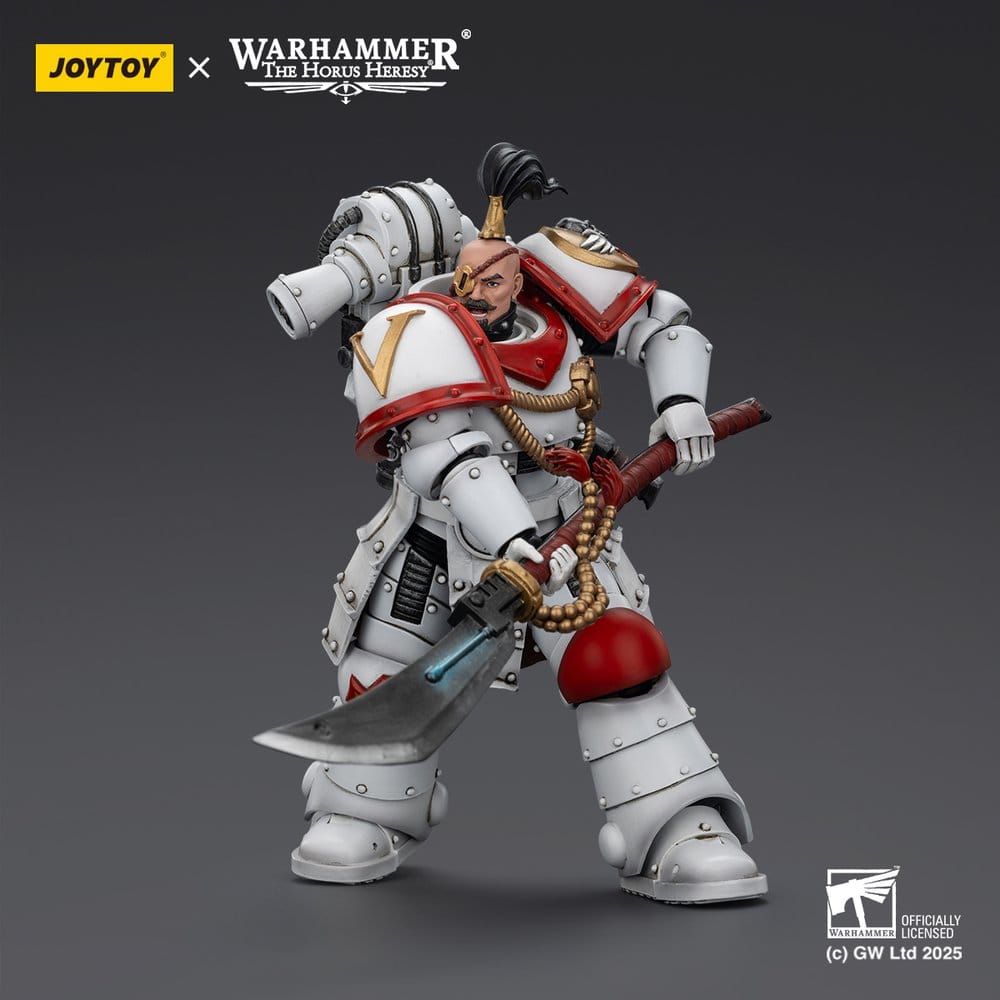 🧪 LAB | SU ORDINAZIONE Warhammer The Horus Heresy Action Figure White Scars Legion Praetor 12 cm