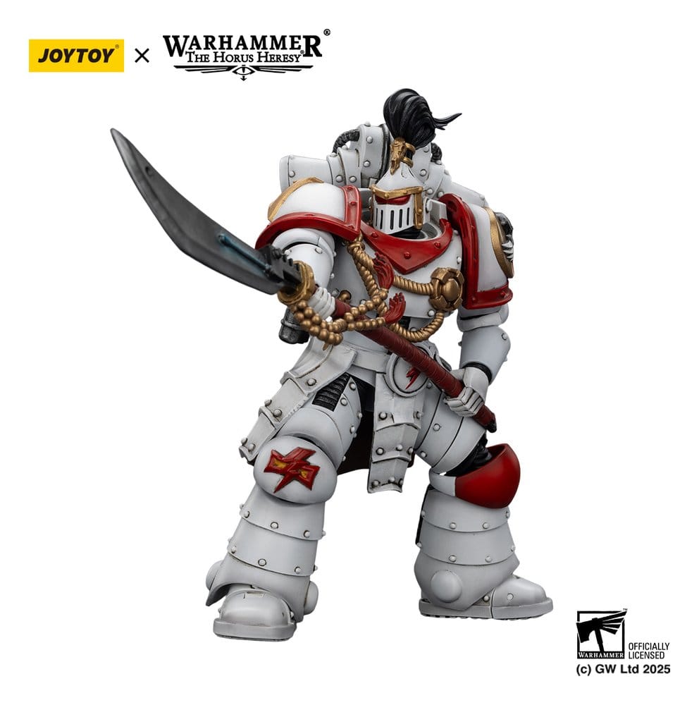 🧪 LAB | SU ORDINAZIONE Warhammer The Horus Heresy Action Figure White Scars Legion Praetor 12 cm