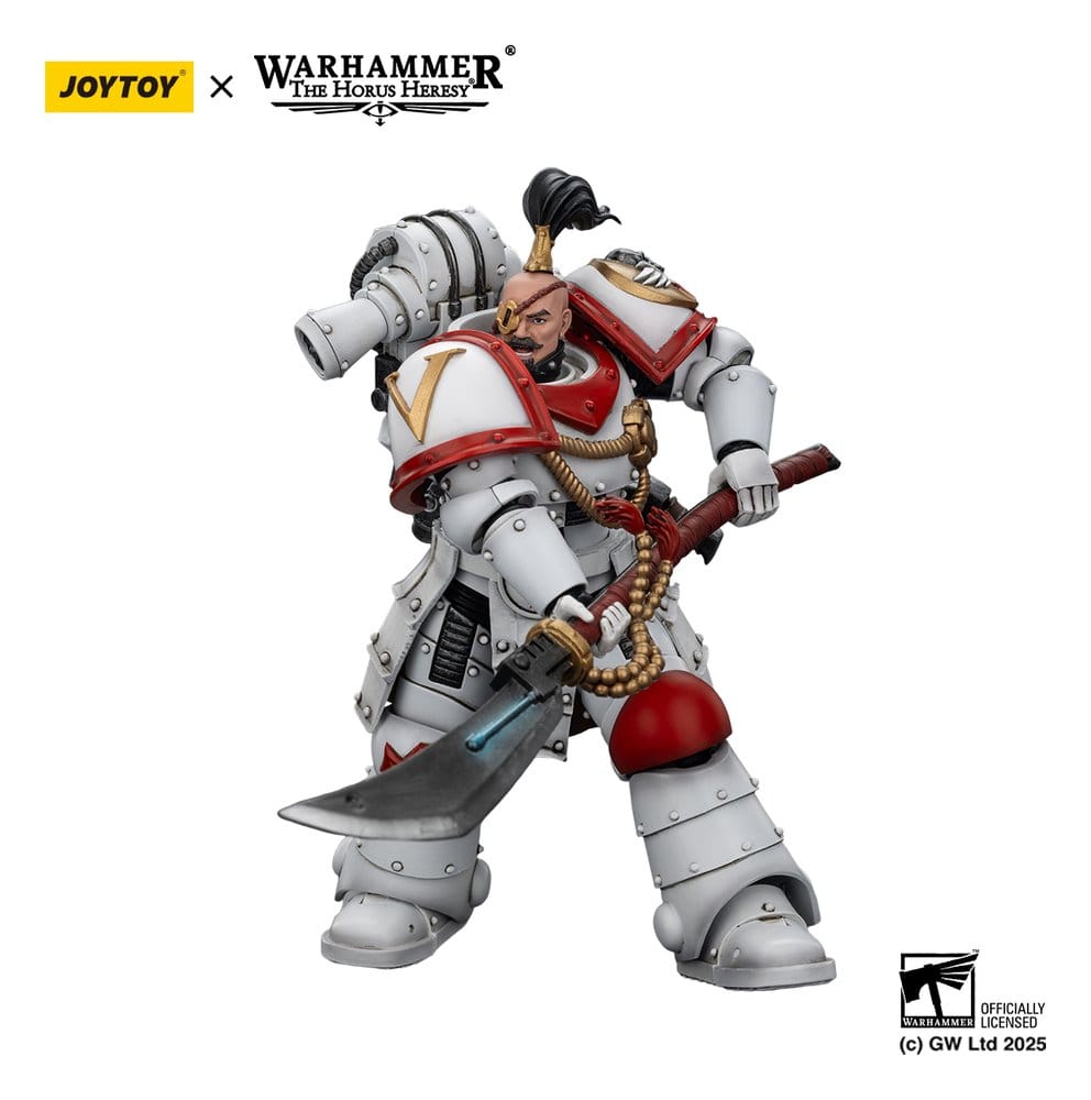🧪 LAB | SU ORDINAZIONE Warhammer The Horus Heresy Action Figure White Scars Legion Praetor 12 cm