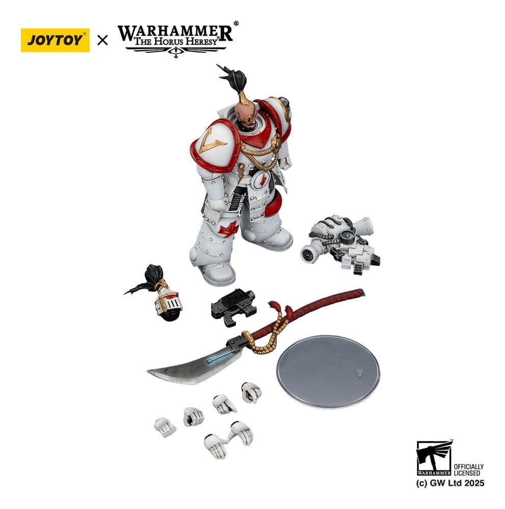 🧪 LAB | SU ORDINAZIONE Warhammer The Horus Heresy Action Figure White Scars Legion Praetor 12 cm