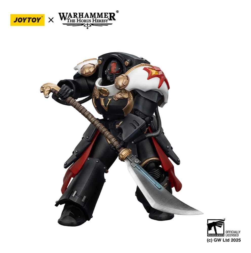 🧪 LAB | SU ORDINAZIONE Warhammer The Horus Heresy Action Figure White Scars Ebon Keshig Terminator 1 with Power Glaive 13 cm